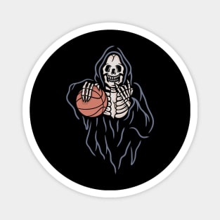 Basketball skull Magnet